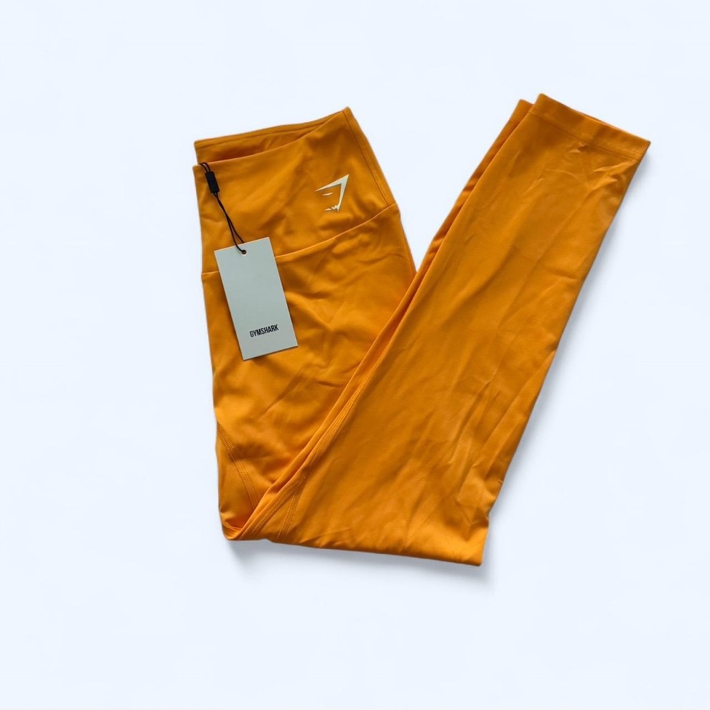 NWT Gymshark Orange 7/8 Vital Seamless Training Leggings - Size M